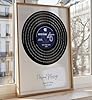 Made by Mika Ltd Personalised Vinyl Record Print – Custom Song Lyric Wall Art Gift | A5 A4 A3 Sizes | Choose Colour & Frame | Music Keepsake for Couples, Weddings & Anniversaries (Navy Blue) #3