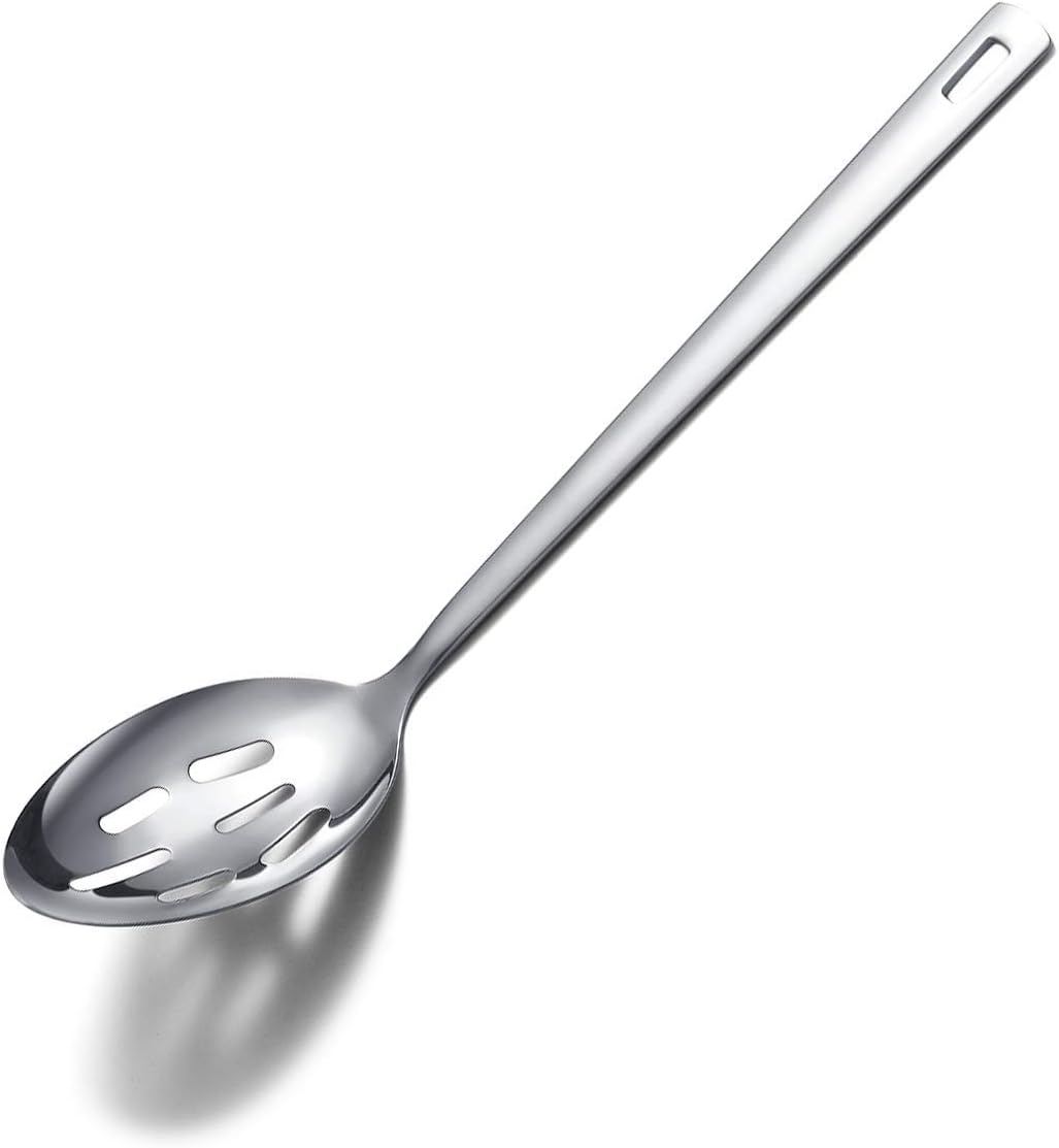 Winco BSST13 Slotted Stainless Steel Basting Spoon, 13