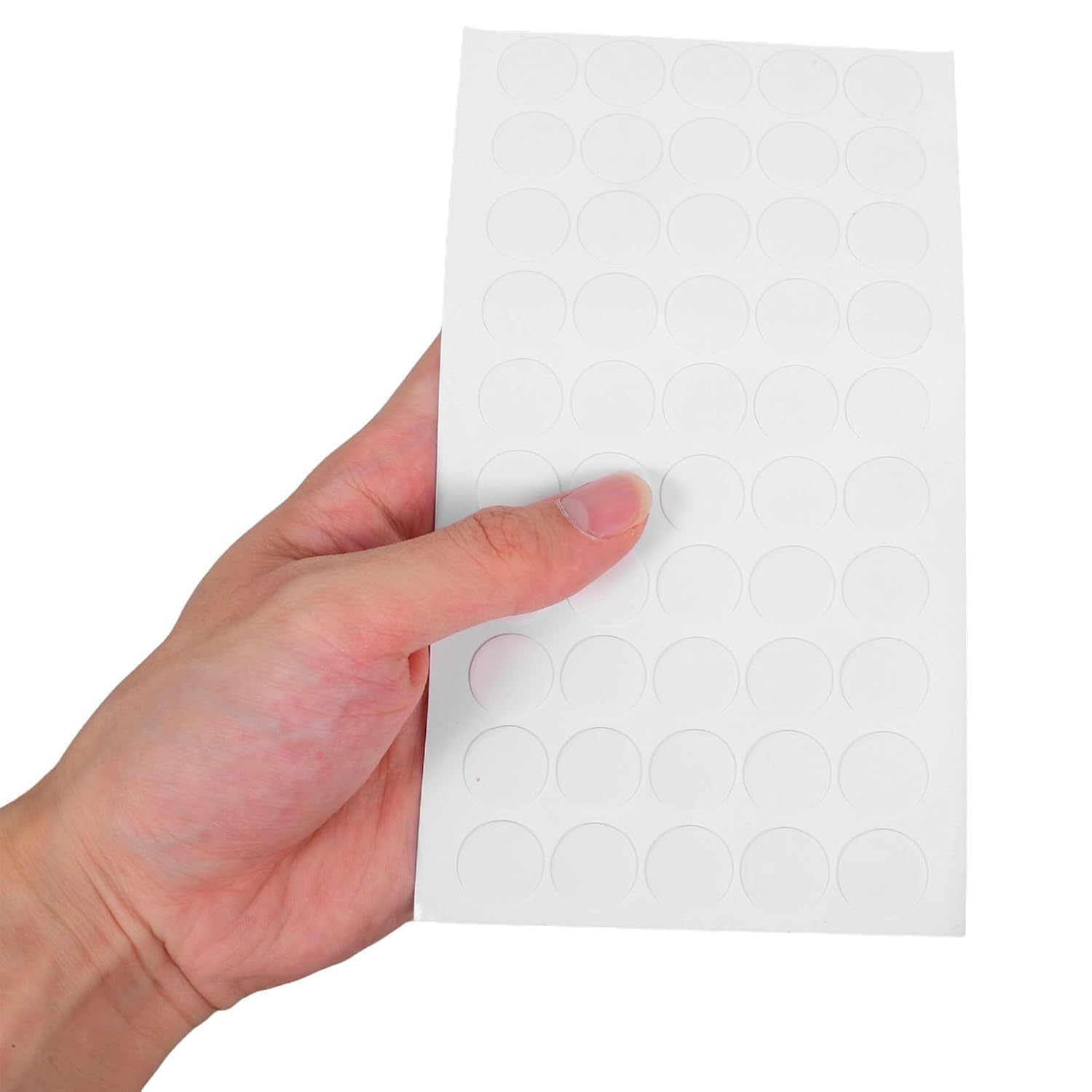 600pcs Round Double Sided Adhesive Dots 15mm X 0.5mm Removable Sticky Glue for Poster Hanging Balloon Decoration and Wall Use
