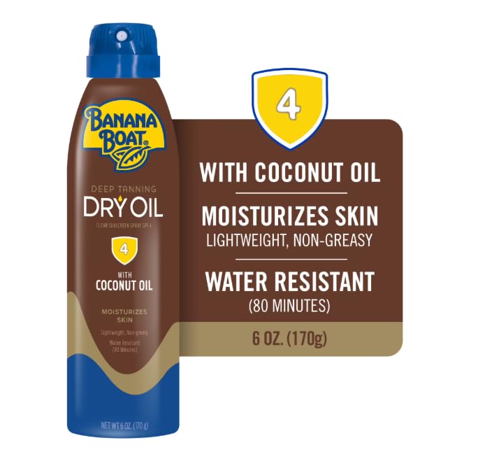 Banana Boat Deep Tanning Oil Spray SPF 4 - Dark Tanning Oil