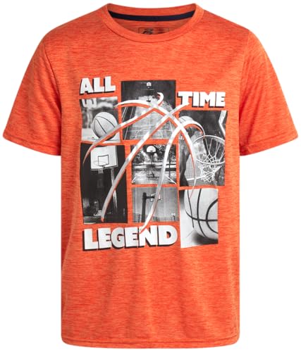 Pro Athlete Boys Sweat Suit Set - 4 Piece Short Sleeve Crewneck Athletic Graphic Tees and Tricot Jogger Sweatpants (8-16) 6