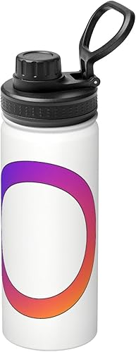 Caldera de acero inoxidable con aislamiento de anillo de gradiente  Botella de agua divertida con impresión aislada  Ideal para deportes y viajes