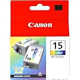 canon i70 Canon Druckerpatrone, Tintenpatrone CANON I70 TINTENTANK COLOR BCI15C (2) #8191A002, Kapazität: 100