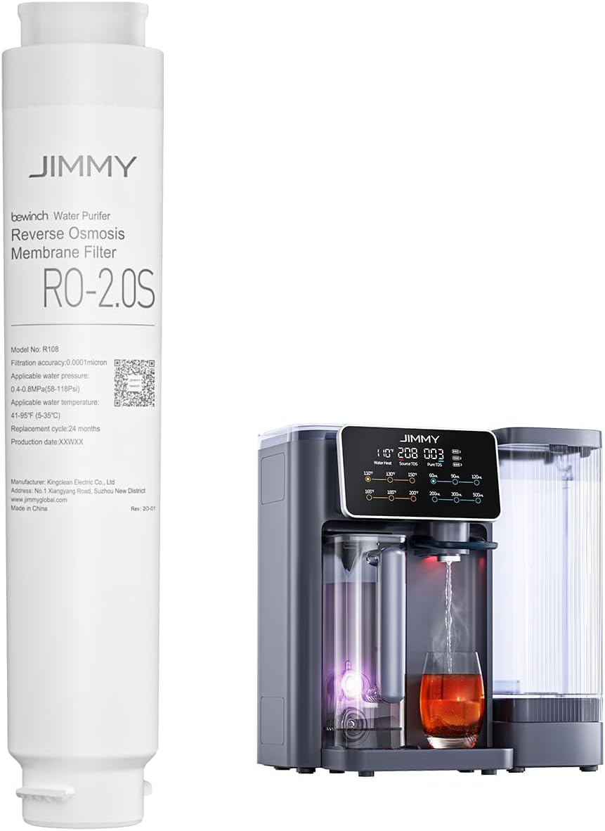 Jimmy R9 Filter, Reverse osmosis membrane filter RO-2.0S, 2-year Lifetime(1Pcs)