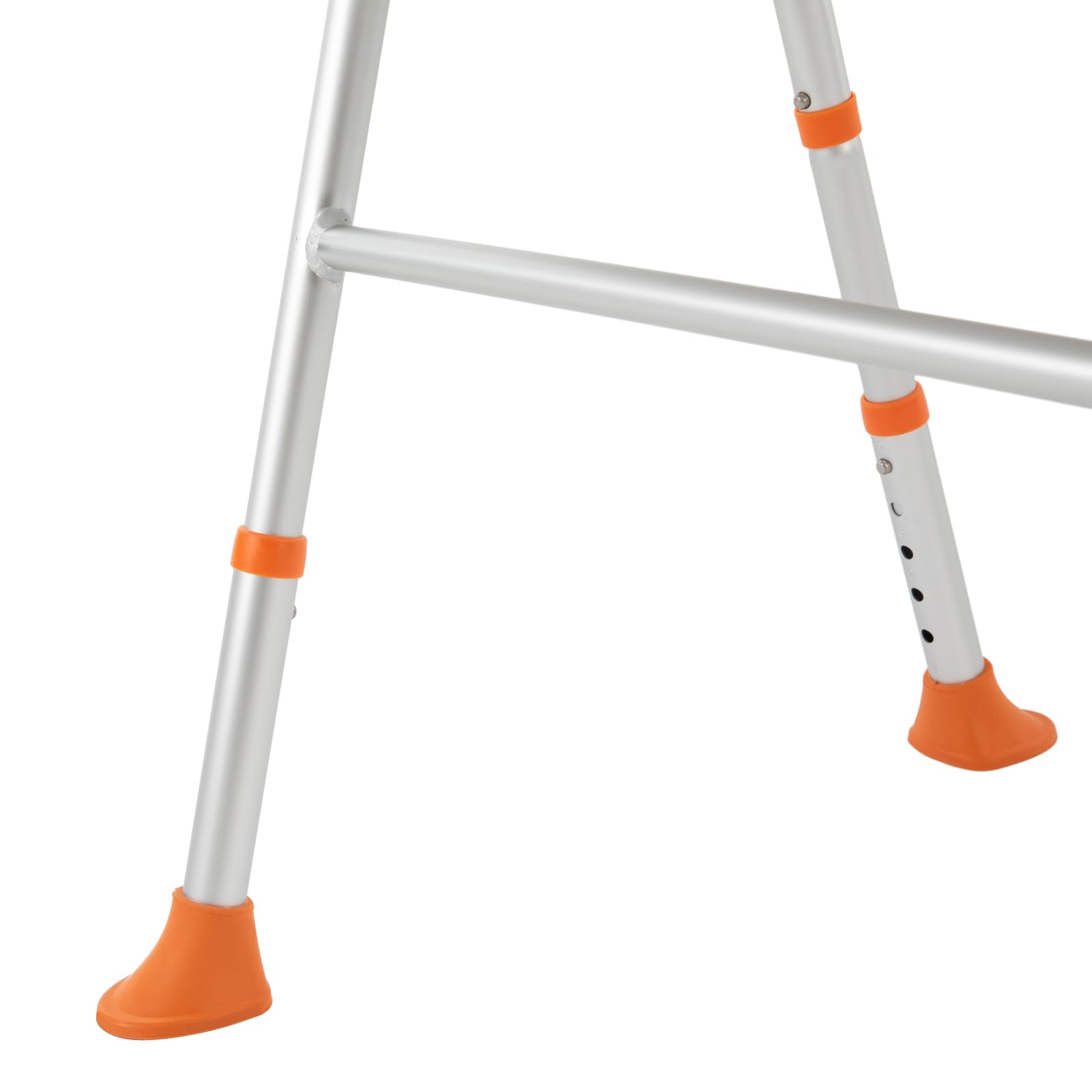 Sedia da doccia pieghevole, fino a 125 kg, 39-49 cm, regolabile in altezza, con braccioli e schienale, sedia da bagno per anziani