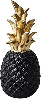 Hemoton Hawaiian Decor Black Pineapple Artificial Fruits Resin Model for Display Photo Prop Decoration Accessories Food Entrance Home Office Bookshelf Decor S Realistic Pineapple