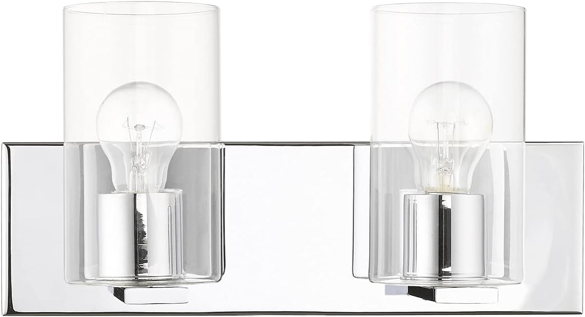 Livex Lighting 2 Light Polished Chrome Bath Vanity,16552-05