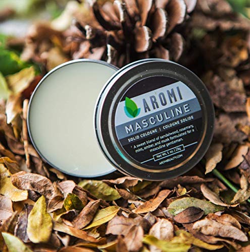 Aromi Solid Cologne | Sweet, Musk Fragrance – Best Solid Cologne, Affordable, Vegan & Cruelty-Free Scent, Portable, Travel Cologne, Unisex, Men’s Gift Idea, 1 Ounce (Masculine) #TOP2