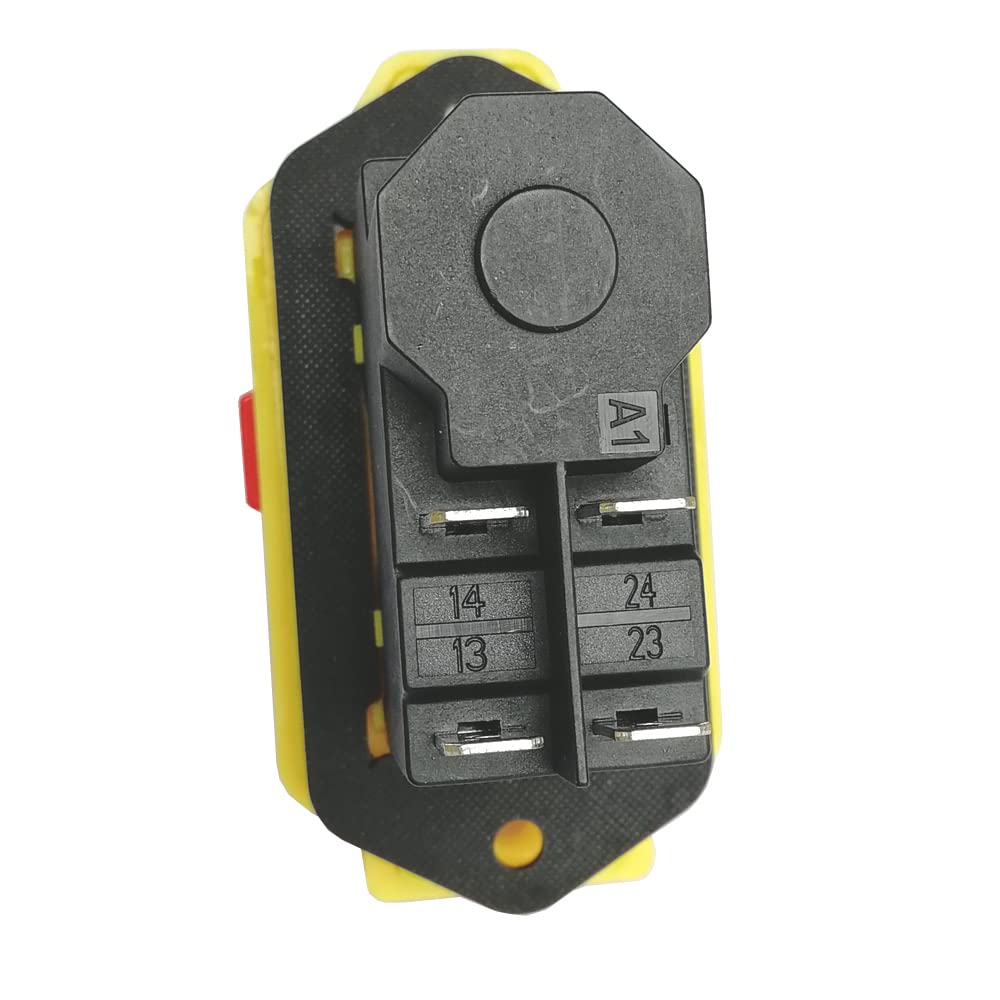 Interruptor basculante ON/Off ， Interruptor de presión de seguridad electromagnético KJD17B de 220 V y 2 HP con tapa de parada de emergencia