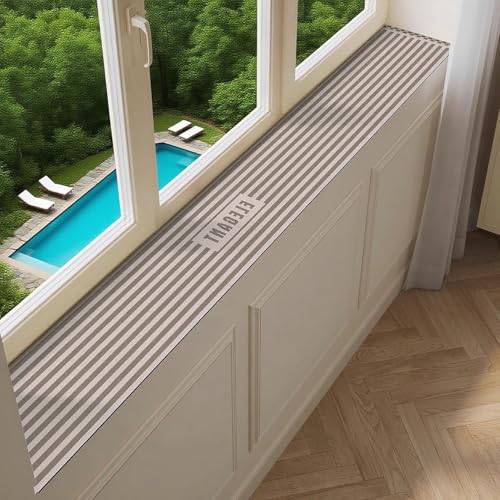 WhamtL Tapis de FenêTre Tapis de Rebord de Fenêtre Absorbant et Antidérapant, Tapis de Repos Extra Large pour Rebord de Fenêtre, Protection de Rebord de Fenêtre Personnalisable(120x10cm(47x4in))