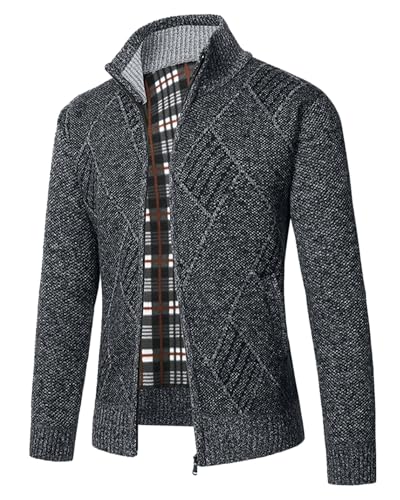 Veste d'hiver en tricot homme YAOBAOLE pour les sorties de week-end