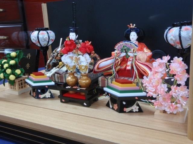 さらに値下！保管 61巾 アクリルケース入り ひな人形 雛飾り 雛人形