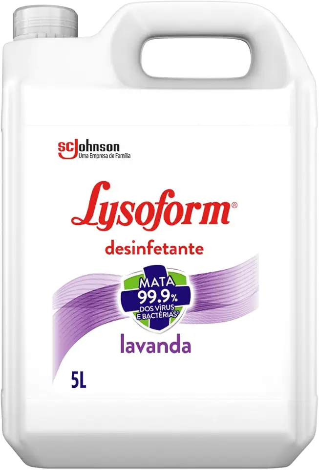 Lysoform Lavanda, Desinfetante Líquido, Limpeza Casa, 5L
