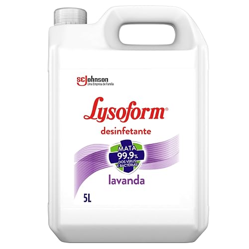 Lysoform ​Lavanda, Desinfetante Líquido, Limpeza Casa, 5L