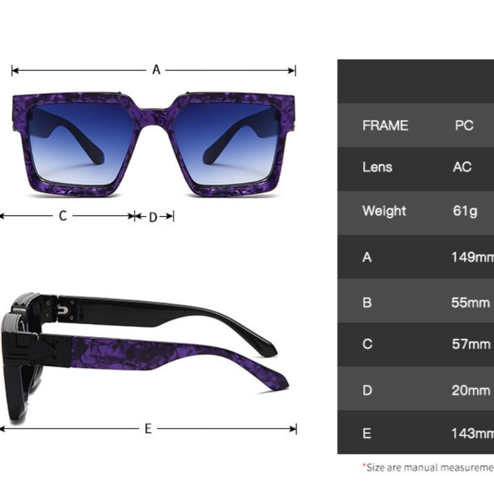 Gafas de sol retro vintage para hombre y mujer, gafas de moda con protección UV400.