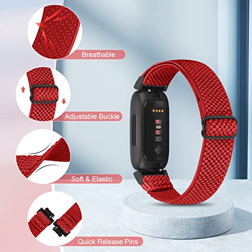 Enkic 3 Pack Elastic Strap Compatible with Fitbit Inspire 3/Inspire HR - Image 2