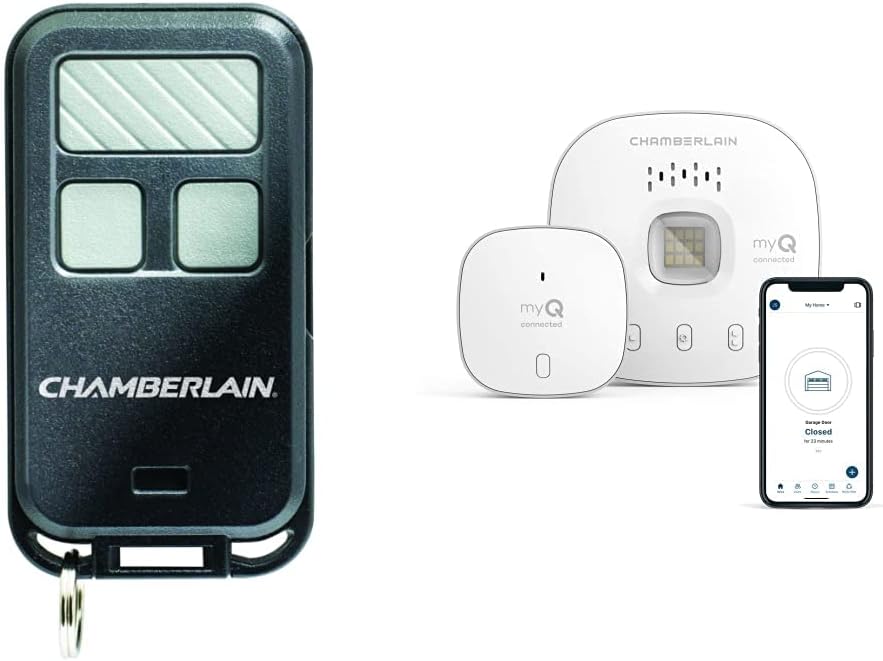 Chamberlain 956EV 3Button Garage Keychain Remote Control, 1 Pack