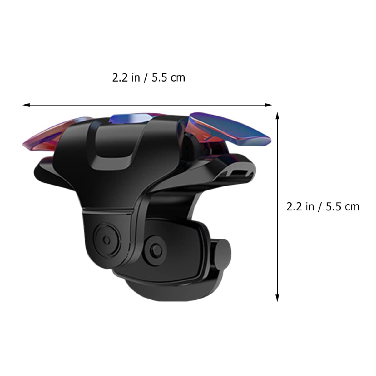 Mikikit Handy Zubehör Shooter-empfindlicher Controller 3 Paar Mobile Game Controller Handy Gaming Trigger Gamepad Mobile Game Trigger Zielfeuerauslöser Für Telefon
