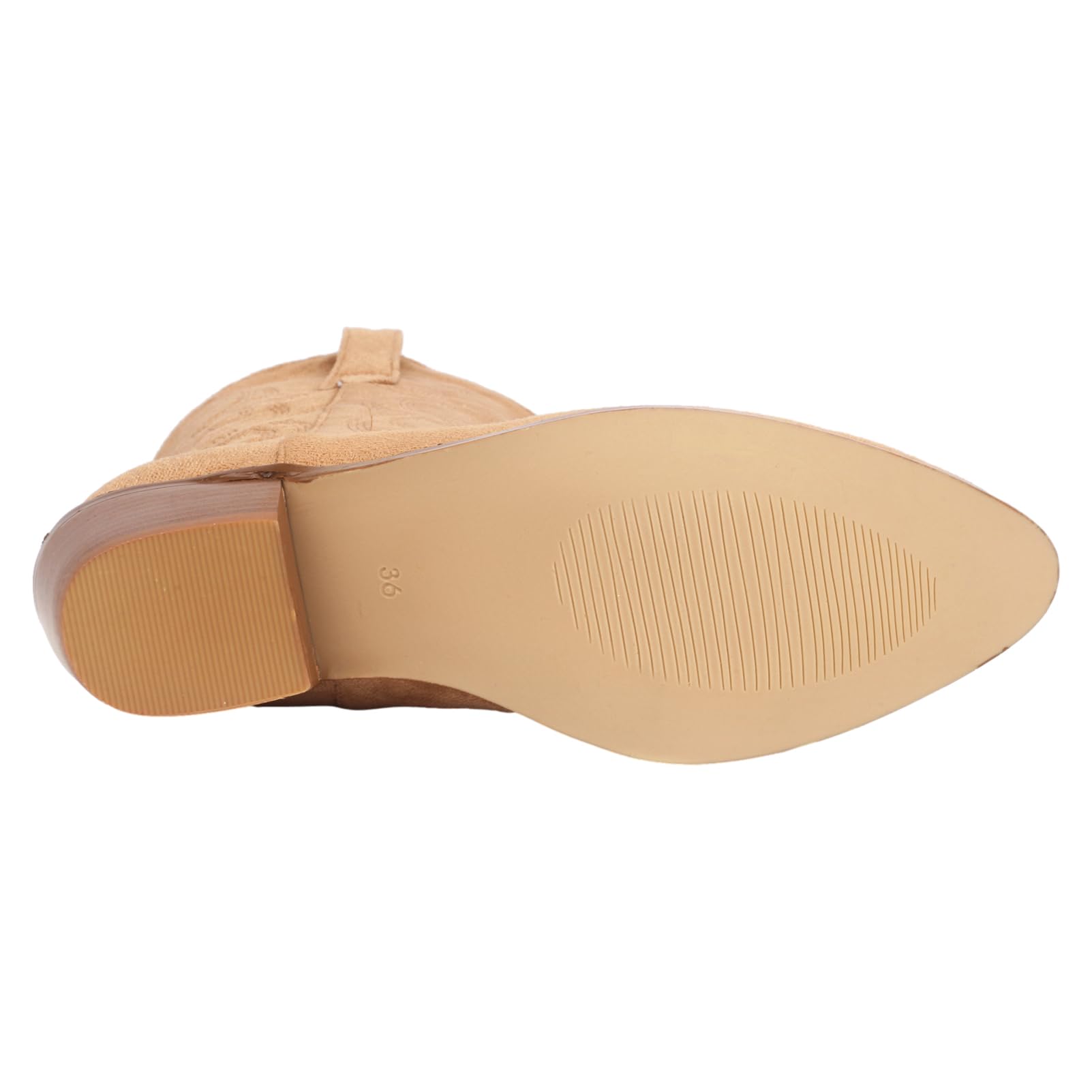 rismart Botas Vaqueras Western Mujer Media pierna Bordado