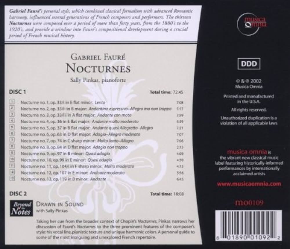 Sally Pinkas, Gabriel Fauré, Sally Pinkas - Gabriel Faure