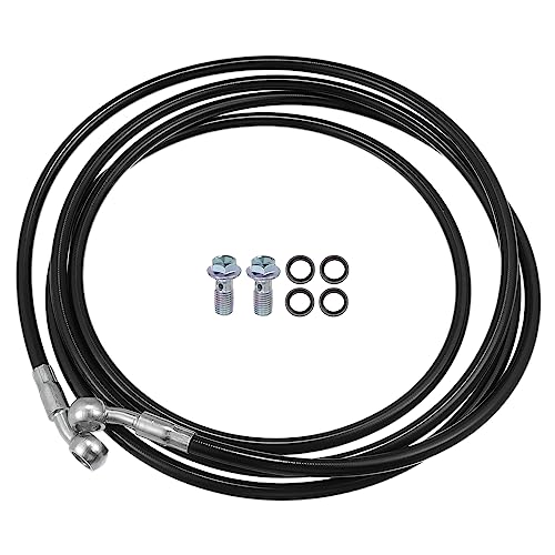 Durite frein moto hydraulique 250cm noir QUARKZMAN pour remplacement