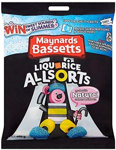 Maynards Bassetts Liquorice Allsorts 400g