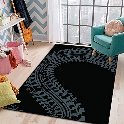 Tapete infantil extra grande 152x244 cm diseño divertido miniatura 3