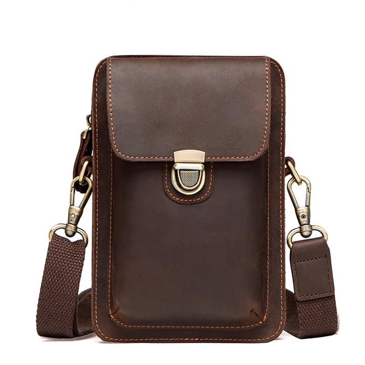 Coffret cadeau Essentials avec sac à bandoulière en cuir pour homme