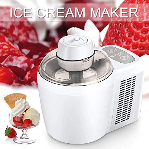 LLSS Heim-Eismaschine, 600 ml, automatische, weiche, Harte Eismaschine, Sorbet, Fruchtjoghurt, DIY-Eismaschine, weiß – Bild 4