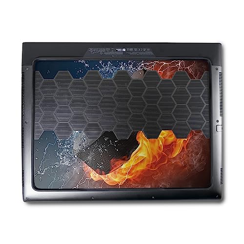 Image of MightySkins Skin Compatible with Alienware M18 R1 (2023) Full Wrap Kit - Hockey Fire | Protective, Durable, and Unique Vinyl Decal wrap Cover | Easy to Apply & Change Styles | Made in The USA