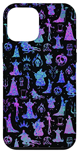 Coque iPhone 12 mini Disney Villains Midnight Silhouettes motif artistique de collection