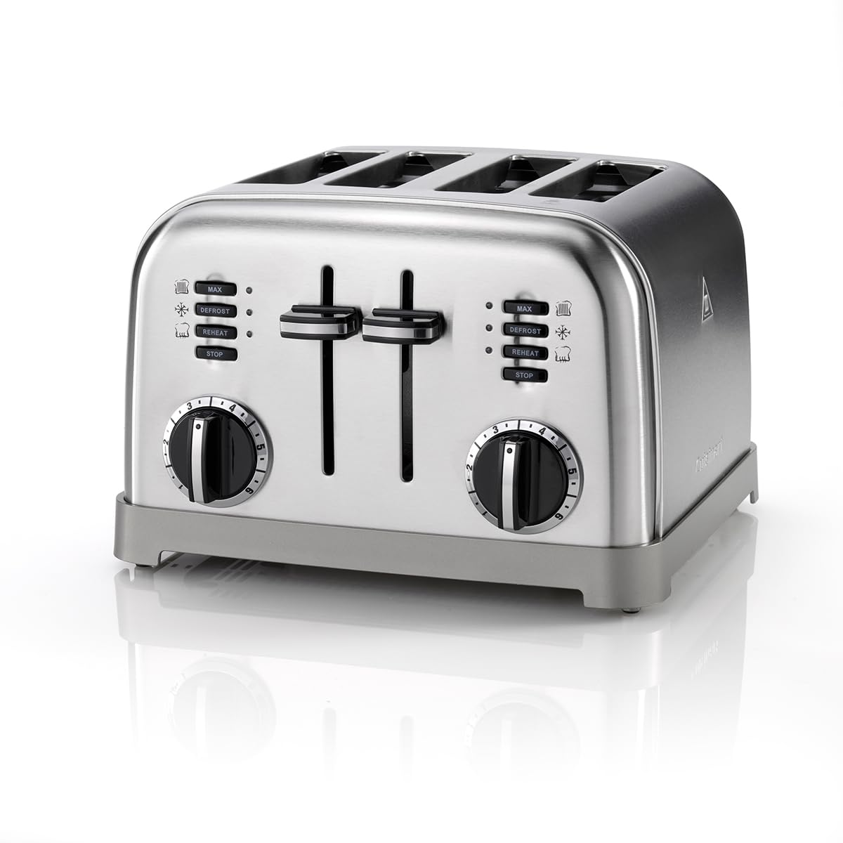 Cuisinart Vier-Scheiben-Toaster mit breiten Schlitzenden