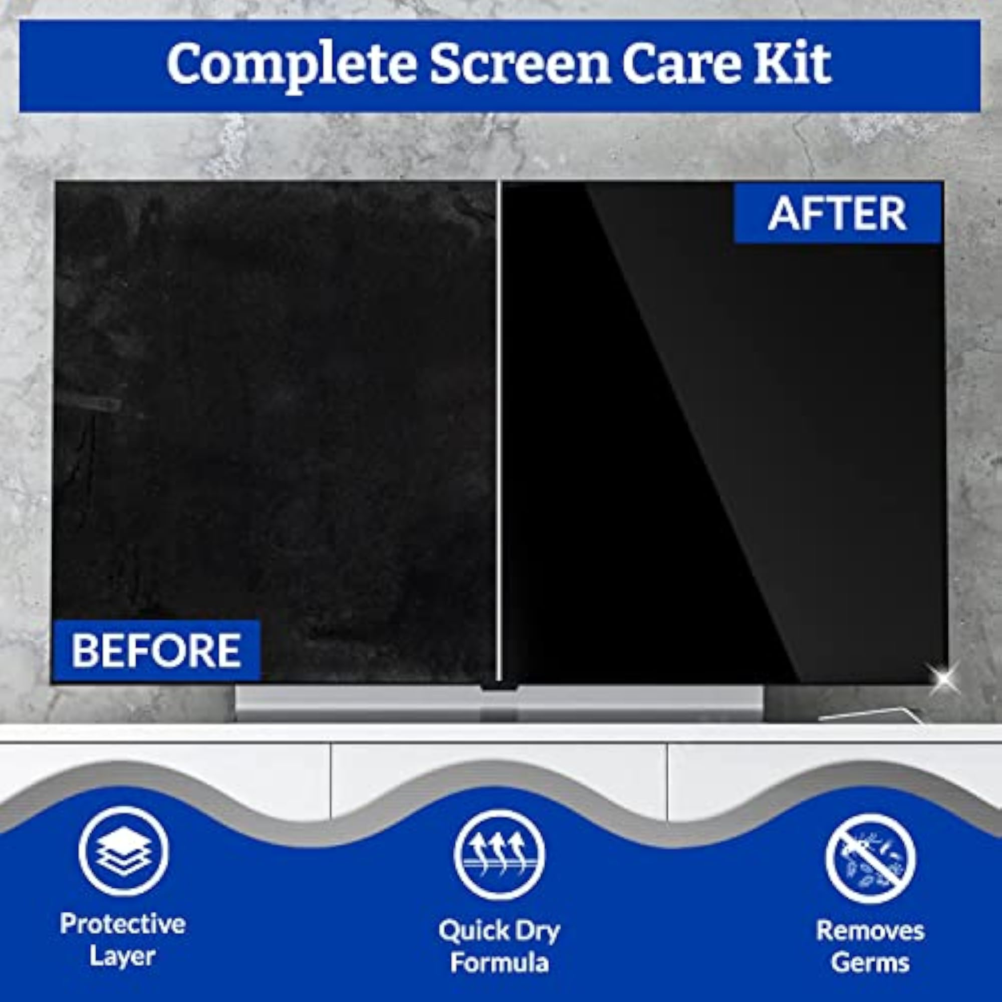 Clean & Shine Gel Multi-Purpose LCD Cleaning Kit, Pack of 6