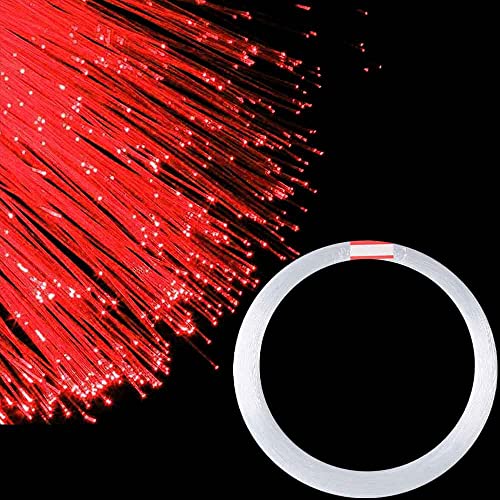 Firework PMMA Plastic End Glow Fiber Optic Cable 0.04in(1.0mm) 164ft(50m)/Roll for Star Sky Ceiling All Kind Led Light Engine Driver