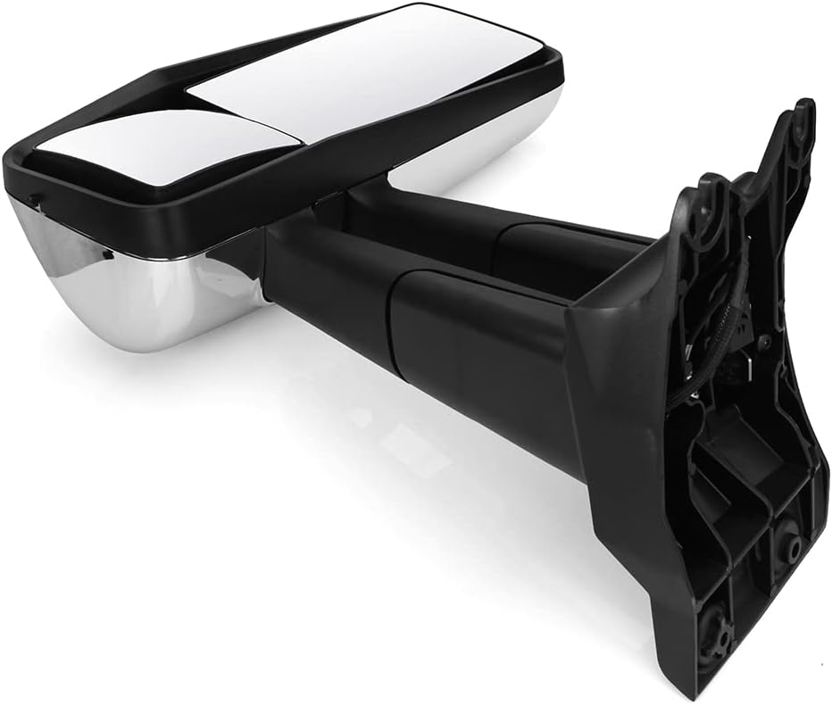 SEPEY Door Mirror for KENWORTH T680, Driver Side Chrome Heated Motorized Back Mirror Assembly for KENWORTH T680 T880, Left