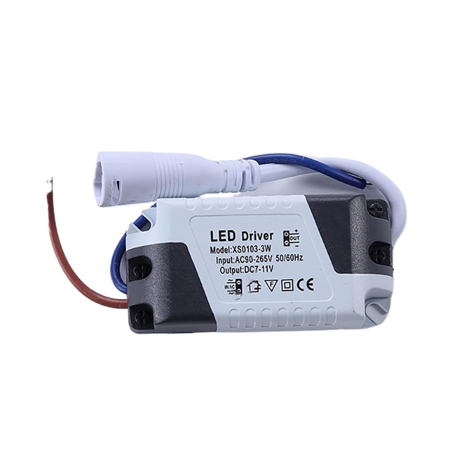 FCARUMIQP LED Power Supply 1W-24W 240-280mA Driver Adapter with SM Or AC90-265V Lighting for Panel Light Downlight(DC 1-3W)