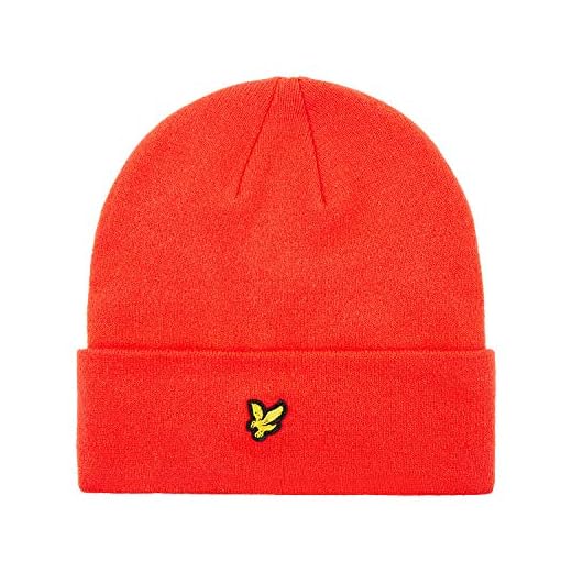 Lyle and Scott mössa för män, Grenadinröd, en storlek