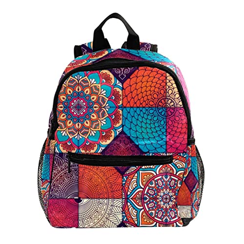 Sac à dos enfants 30,5 cm Mandala - Mini sac de voyage mixte pour fille et garçon