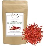 AROMATA - Pimiento de cayena entero - Pimiento fuerte entero seco - Lengua de pájaro / 50 gr