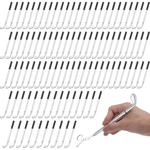 HaiFafafaing 100 Pcs Mini Golf Club Ballpoint Pens 1.0 mm Bulk