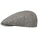 Produktbild Stetson Kent Linen Flatcap im Fischgrat-Design - Grau (330) - 56 cm