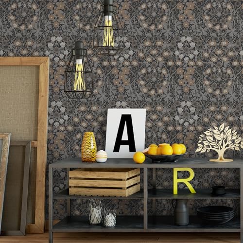Papel tapiz de pared lavable en rollo de vinilo autoadhesivo para estantes de hogar 7