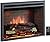 PuraFlame 33 Inches Western Electric Fireplace Insert with Remote Control, 750/1500W, Black