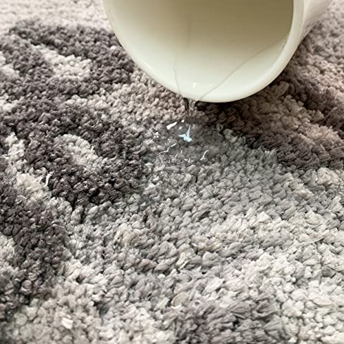 Ustide Kids Bathroom Rug, Cute Clouds Small Bath Rug 20"X31.5"Non Slip Absorbent Microfiber Bath Mat #TOP4