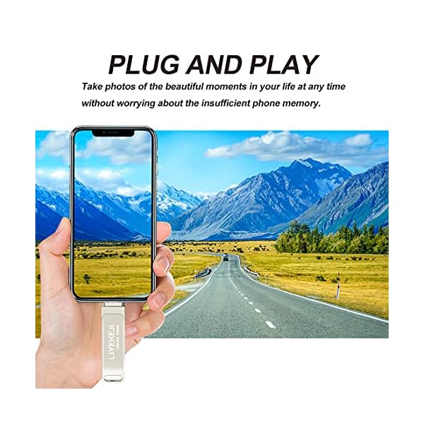 512GB USB-Flash-Laufwerk, 2-in-1 Dual-USB-Typ-C-Flash-Laufwerk 512 GB Thumb-Laufwerk Metall-Speicherstick für USB-C… – Bild 4