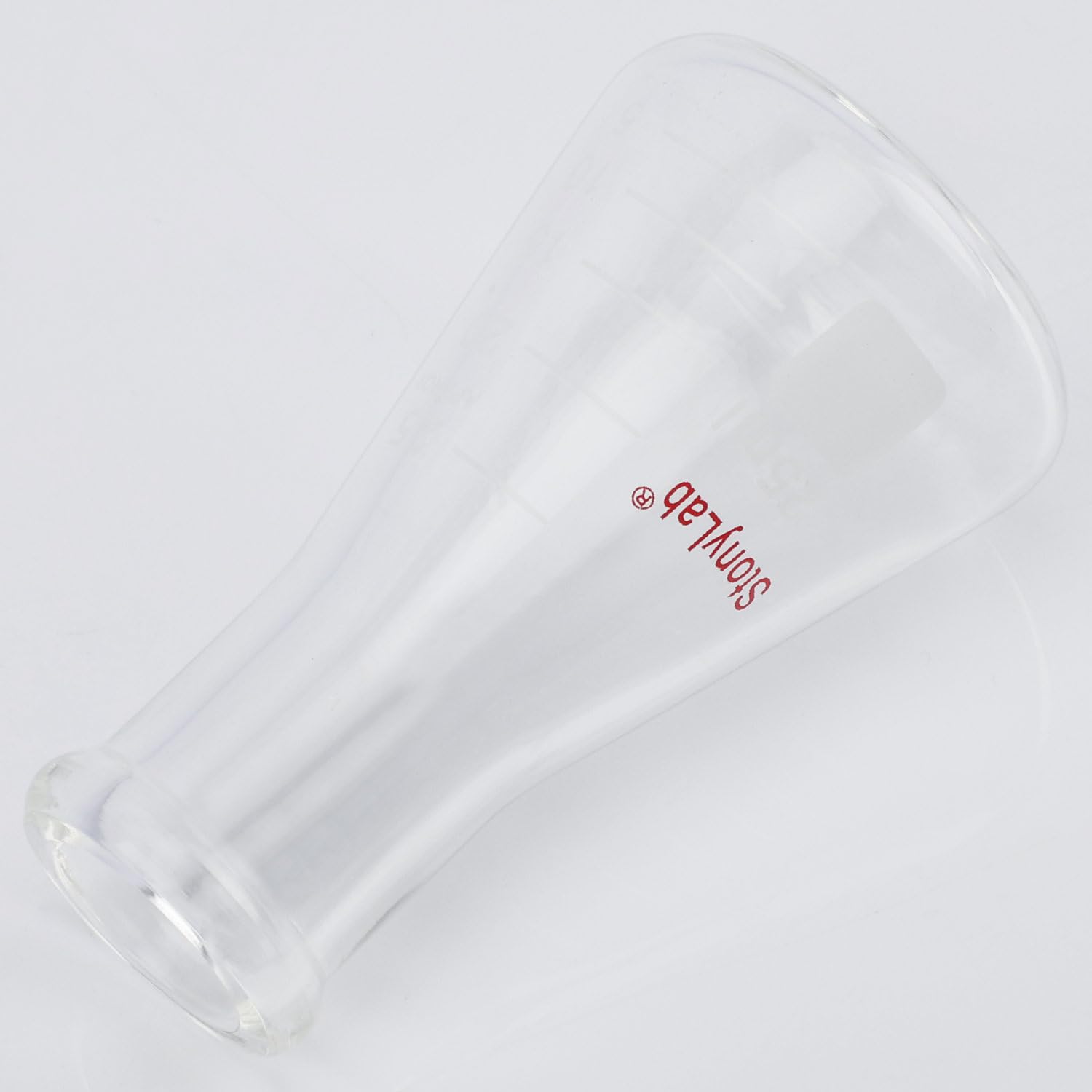 StonyLab 2 Pezzi Boccette di Erlenmeyer a Bocca Stretta 25ml con Bordo Resistente Narrow Mouth Erlenmeyer Flasks - 25ml