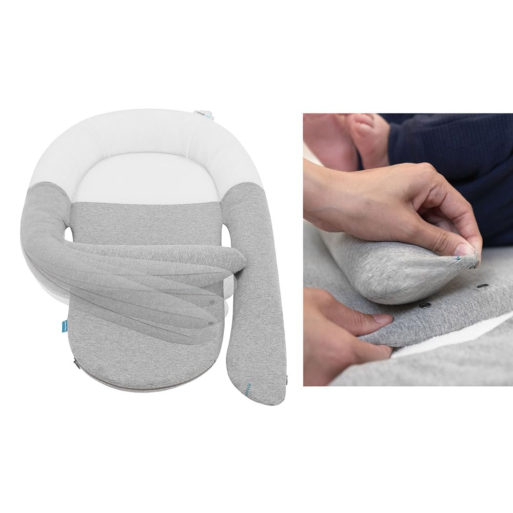 Babymoov Reductor anticólicos CloudNest Babymoov - Calentador integrado - Suave algodón bio