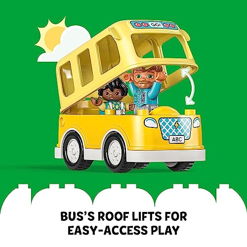 Lego 6426538 Duplo Town Bus Ride 10988 Educational Stem Building Toy Set thumb #4