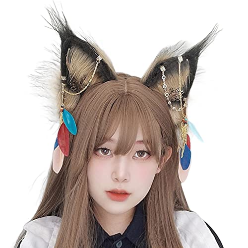 Bandeaux d'oreille pour fille motif animal accessoire cosplay