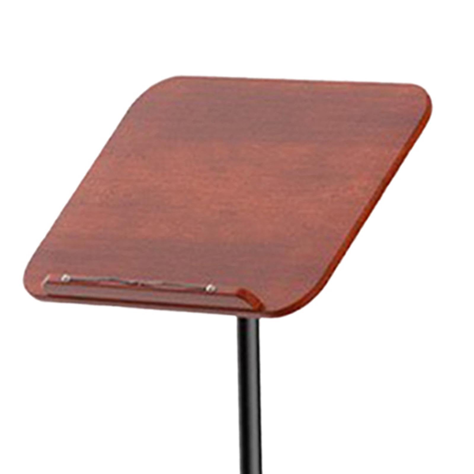 da Terra Porta Libro da Pavimento Supporto per Spartiti Espositore di Legno con Telaio in Acciaio Resistente agli Urti Adatto per Uso, da 50 a 100 Cm